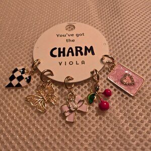 5 charms to create your own charm bracelet or necklace